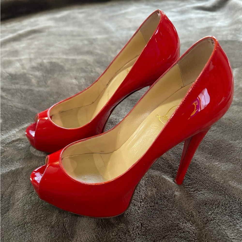 Christian Louboutin, Vendome high heel size 37 patent leather